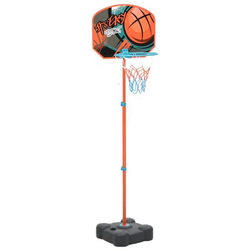 Ensemble de jeu de basket ball portable réglable 109 141 cm