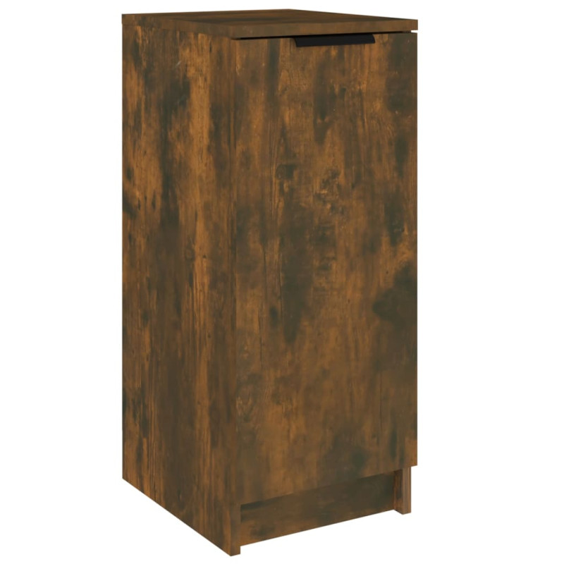 Armoire à chaussures Chêne fumé 30x35x70 cm Bois d ingénierie