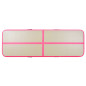 Tapis gonflable de gymnastique avec pompe 800x100x10cm PVC Rose