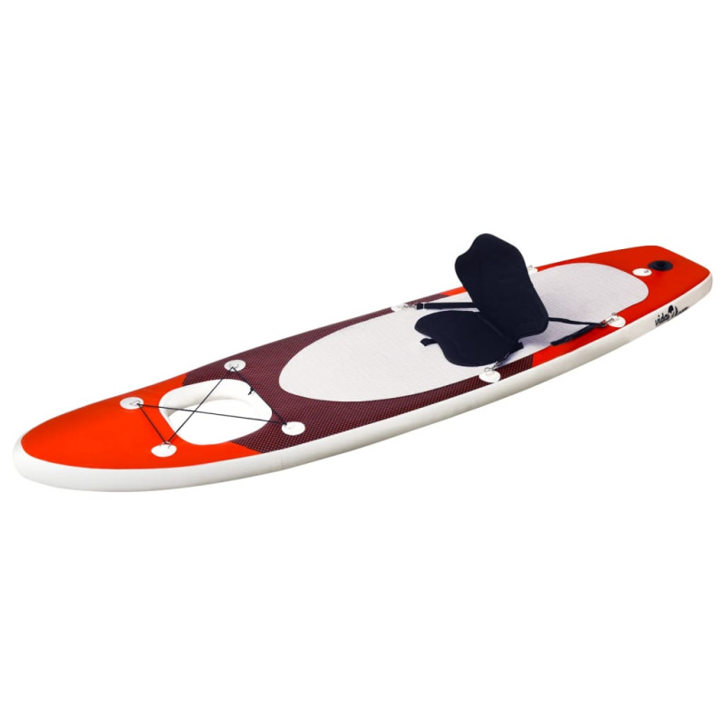 Ensemble de planche SUP gonflable Rouge 300x76x10 cm