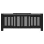 Cache radiateur MDF Noir 205 cm