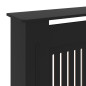 Cache radiateur MDF Noir 205 cm