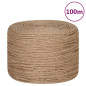 Corde de jute 100 m de long 8 mm d épaisseur