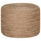 Corde de jute 100 m de long 8 mm d épaisseur