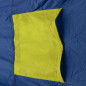 Tente de camping tissu 9 personnes bleu et jaune