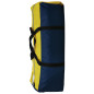 Tente de camping tissu 9 personnes bleu et jaune