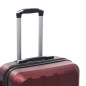 Valise rigide 3 pcs Rouge bordeaux ABS