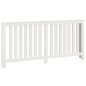 Cache radiateur Blanc 169x19x84 cm Bois massif de pin