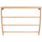 Porte serviette 60x25,5x49 cm Bois massif de noyer