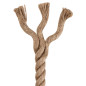 Corde de jute 5 m de long 36 mm d épaisseur