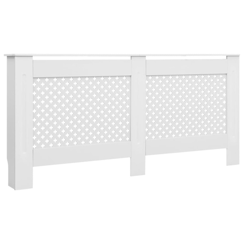 Cache radiateur Blanc 172x19x81,5 cm MDF