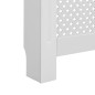 Cache radiateur Blanc 172x19x81,5 cm MDF