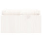 Support de moniteur Blanc 70x27,5x15 cm Bois de pin solide