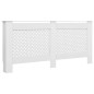 Cache radiateurs 2 pcs Blanc 172x19x81,5 cm MDF