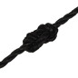 Corde de travail Noir 6 mm 25 m polypropylène