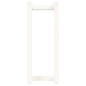 Porte serviette Blanc 23x18x60 cm Bois de pin massif