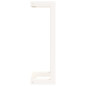 Porte serviette Blanc 23x18x60 cm Bois de pin massif