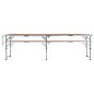 Table pliable de camping Aluminium 240x60 cm