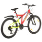 Vélo de montagne 21 vitesses Roue de 26 pouces 49 cm Rouge