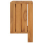 Porte serviette mural 35x20x35 cm Bois de teck solide