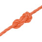 Corde de travail Orange 8 mm 25 m Polypropylène