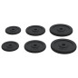 Plaques de poids 6 pcs 30 kg Fonte