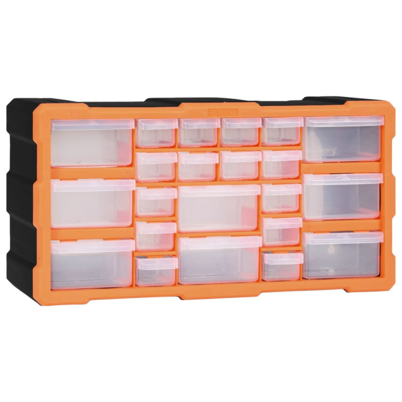 Organisateur multi tiroirs avec 22 tiroirs 49x16x25,5 cm