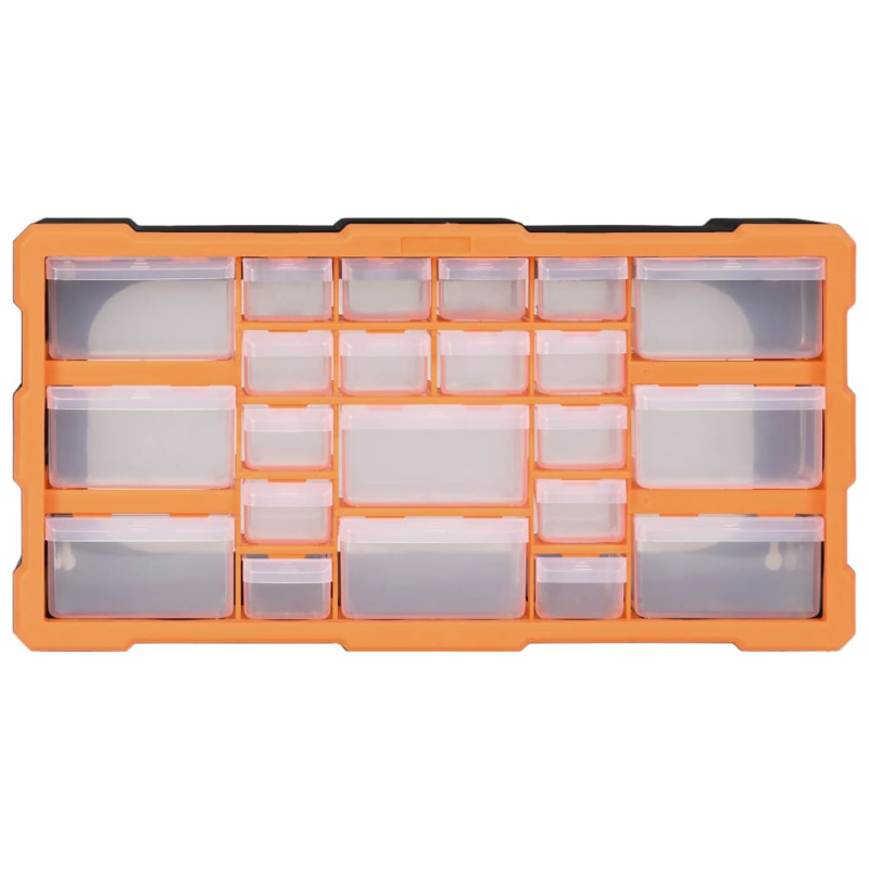 Organisateur multi tiroirs avec 22 tiroirs 49x16x25,5 cm