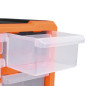 Organisateur multi tiroirs avec 22 tiroirs 49x16x25,5 cm