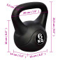 Kettlebell d’entraînement 6 kg