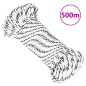 Corde de bateau tressé Blanc 5 mmx500 m Polyester