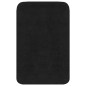 Jeu de tapis de salle de bain 3 pcs Tissu Anthracite 