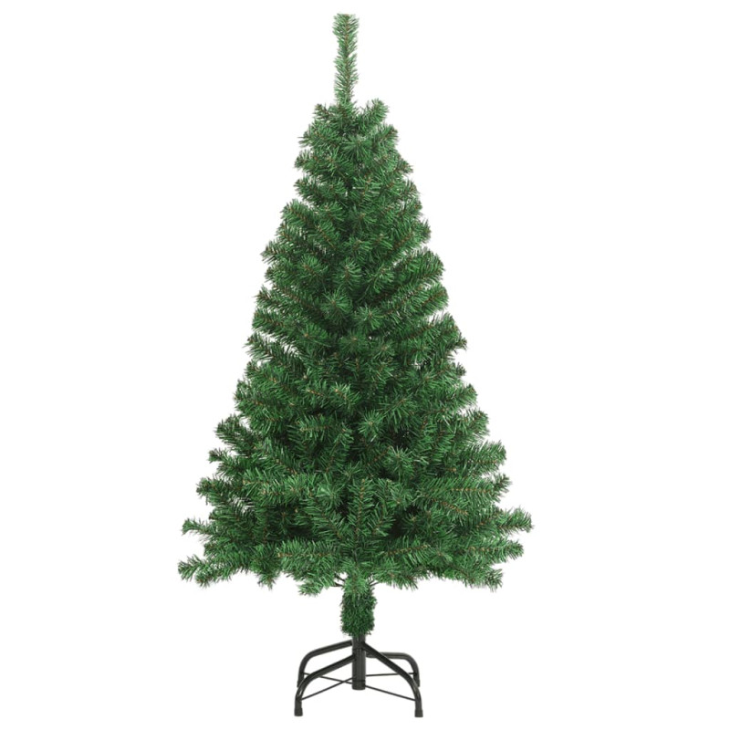 Arbre de Noël artificiel avec branches épaisses vert 150 cm PVC