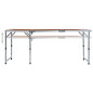 Table pliable de camping Aluminium 180x60 cm