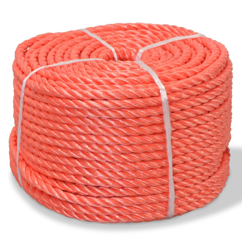 Corde torsadée Polypropylène 16 mm 250 m Orange