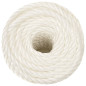 Corde de travail Blanc 12 mm 25 m polypropylène