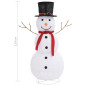 Figurine de bonhomme de neige de Noël à LED Tissu 120 cm