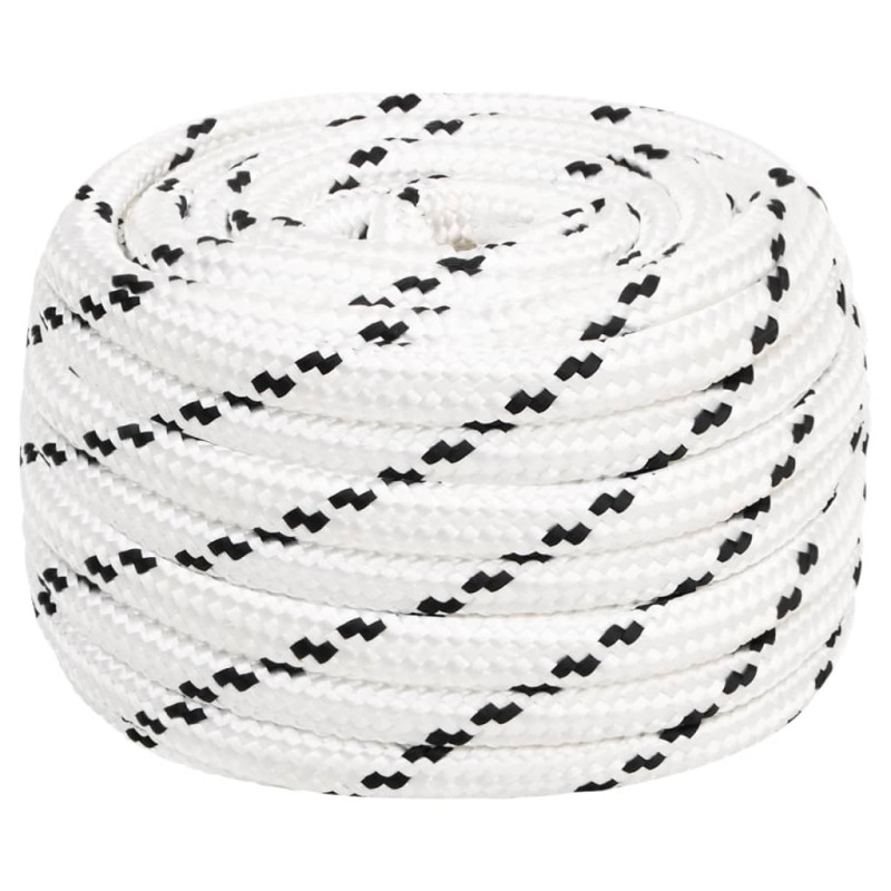 Corde de travail Blanc 18 mm 100 m Polyester