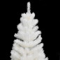 Arbre de Noël artificiel aiguilles réalistes blanc 90 cm