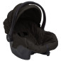 Poussette pour bébé 3 en 1 Anthracite et noir Acier