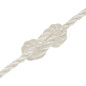 Corde de travail blanc 3 mm 50 m polypropylène