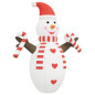 Bonhomme de neige gonflable de Noël avec LED 630 cm