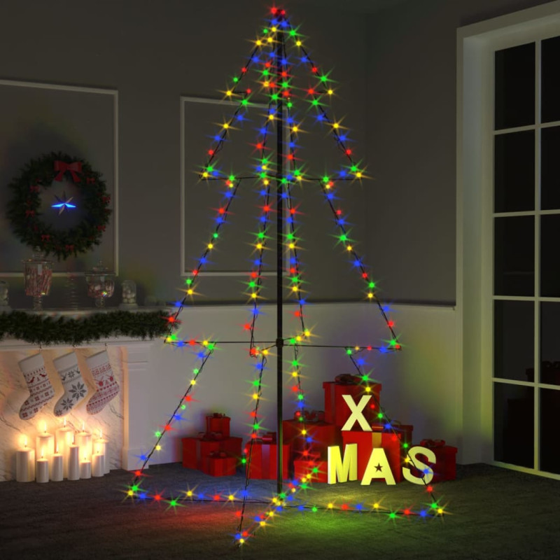 Arbre de Noël cône 240 LED d intérieur d extérieur 118x180 cm