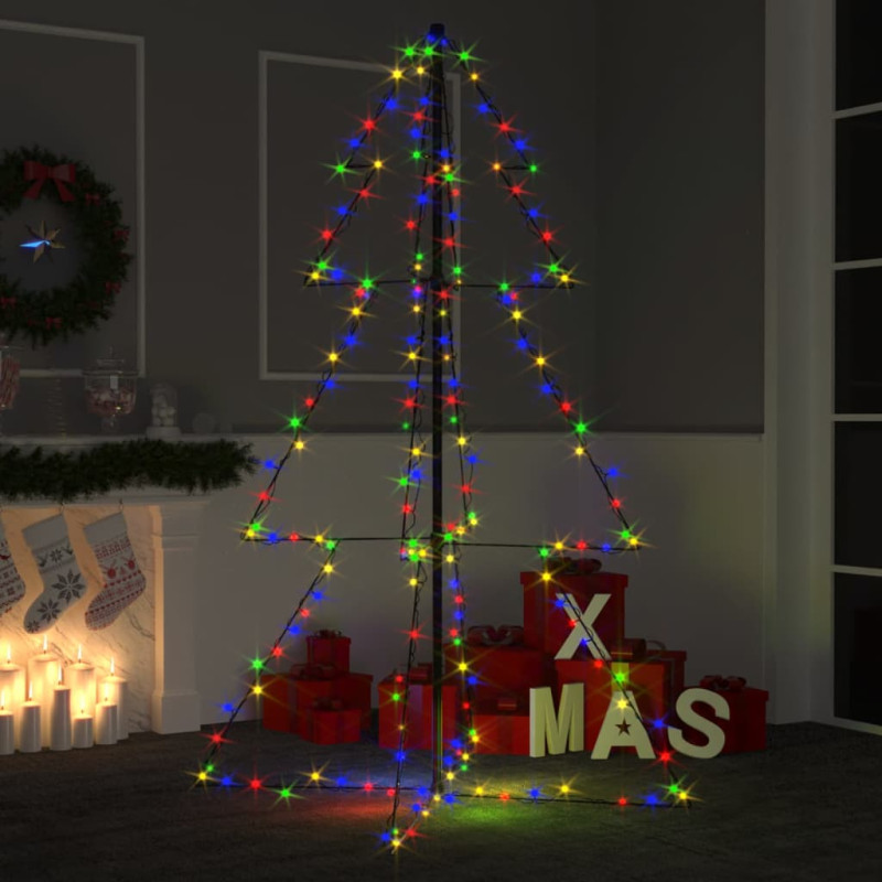 Arbre de Noël cône 200 LED d intérieur d extérieur 98x150 cm