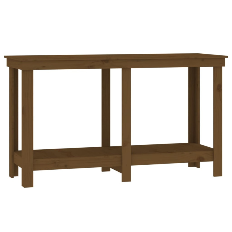 Banc de travail Marron miel 140x50x80 cm Bois de pin massif