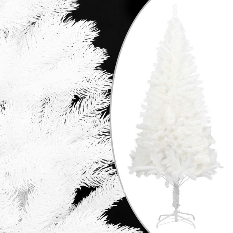 Arbre de Noël artificiel aiguilles réalistes blanc 150 cm