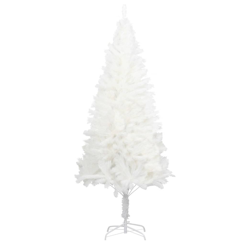 Arbre de Noël artificiel aiguilles réalistes blanc 150 cm