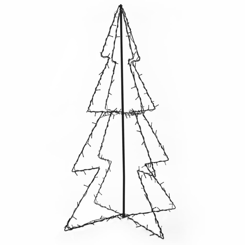 Arbre de Noël cône 160 LED d intérieur d extérieur 78x120 cm