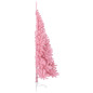 Demi sapin de Noël artificiel avec support Rose 240 cm PVC