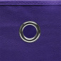 Boîtes de rangement 10 pcs Tissu intissé 28x28x28 cm Violet